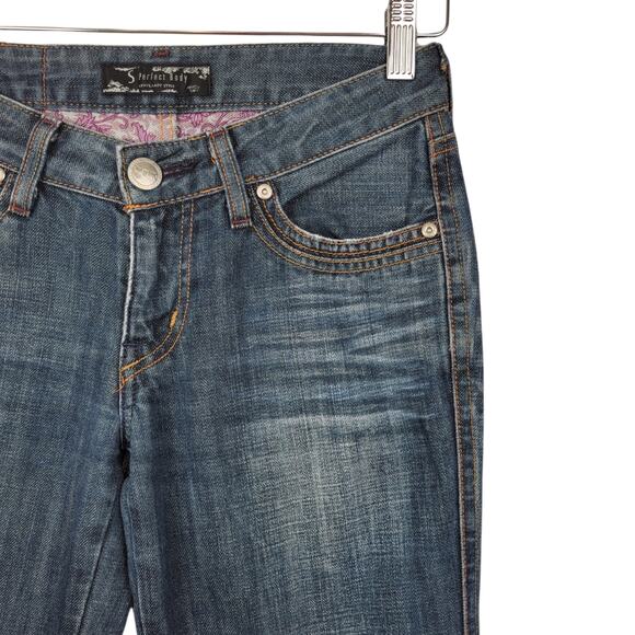 LEVI'S "Perfect Body Lady Style" Y2K Low Waist Boot Jeans Size 28 VINTAGE - Picture 4 of 11